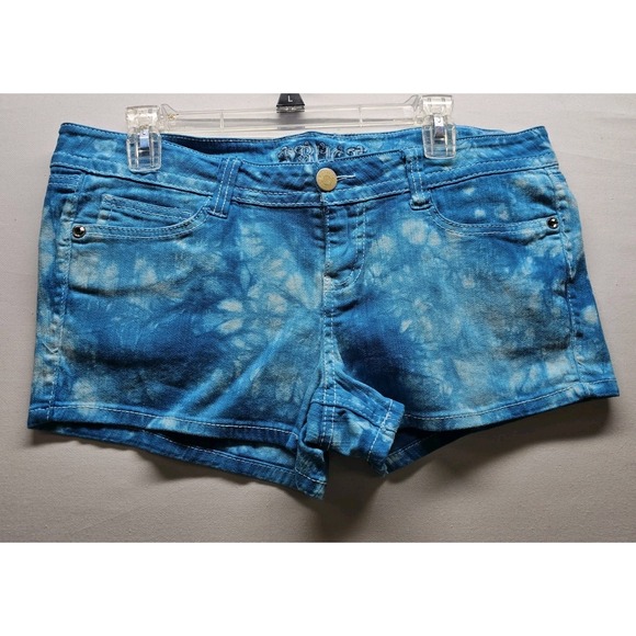 TRUCE Pants - Truce Blue Tie Dye Denim Shorts